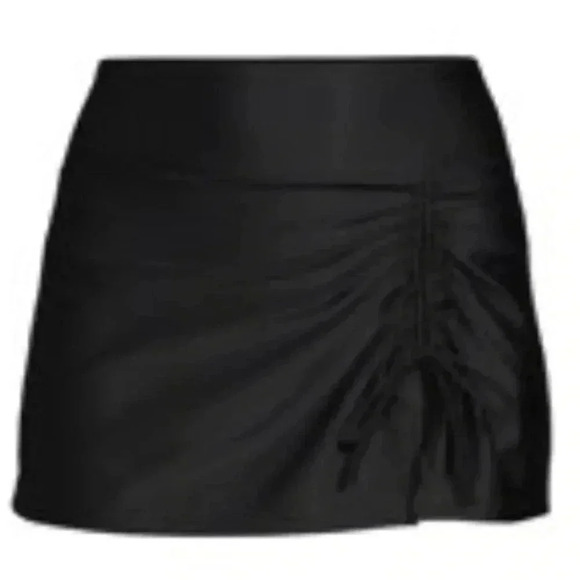 🆕 Time and Tru  Women's Plus Solid Adjustable Swim Skirt 3X🆕 - Picture 3 of 13